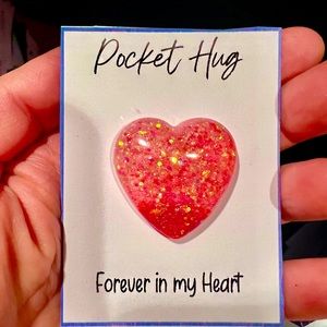 Pocket hug, resin, to help someone through hard time & show you care.
